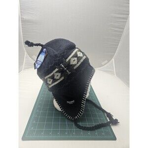 Fair Isle Beanie Thinsulate Insulation Sherpa Hat with Ear Flaps Wool Blend